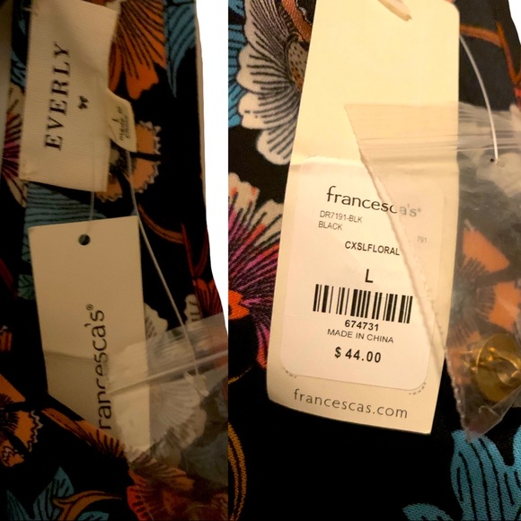 NWT Everly Floral Tank Dress - Picture 4 of 4